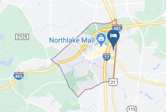 Mecklenburg - Holiday Inn Express & Suites Charlotte North Maps