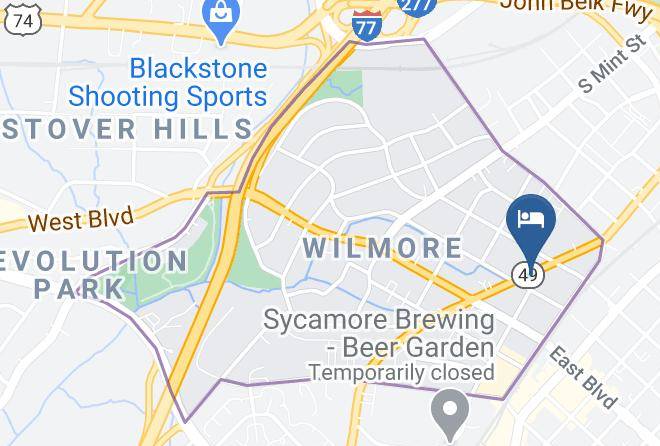 Mecklenburg - Holiday Inn Express & Suites Charlotte South End Maps