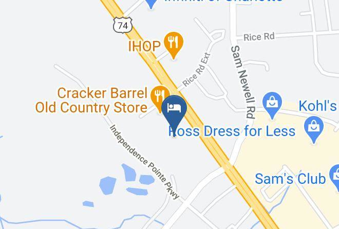 Mecklenburg - Holiday Inn Express & Suites Charlotte Southeast Matthews Maps
