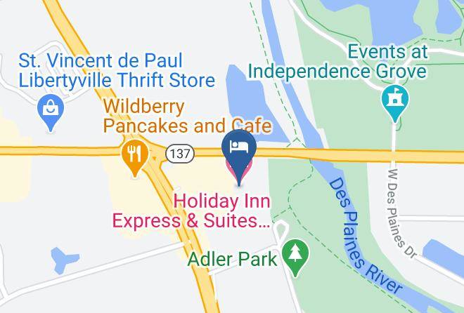 Lake - Holiday Inn Express & Suites Chicago Libertyville Maps