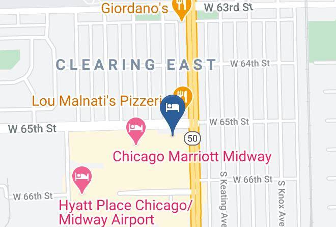 Cook - Holiday Inn Express & Suites Chicago Midway Airport Maps