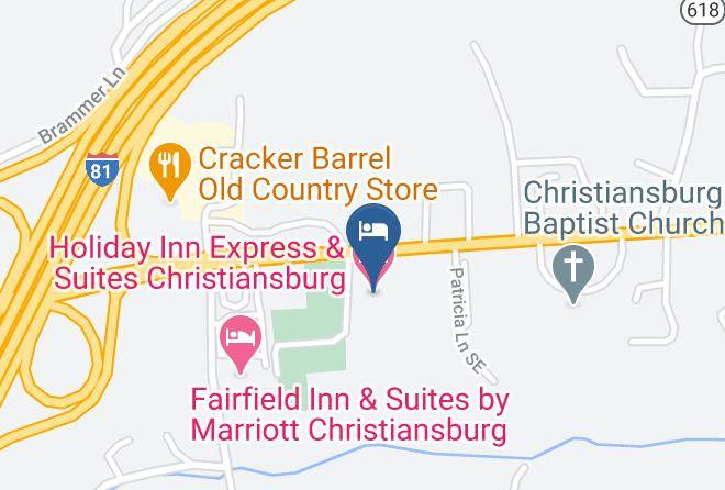 Montgomery - Holiday Inn Express & Suites Christiansburg Maps