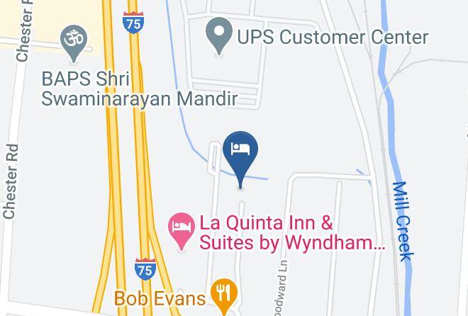 Hamilton - Comfort Inn & Suites Sharonville Maps