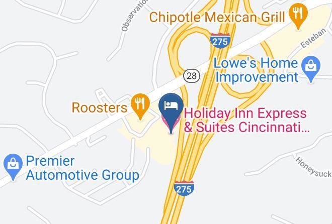 Clermont - Holiday Inn Express & Suites Cincinnati Northeast Milford Maps