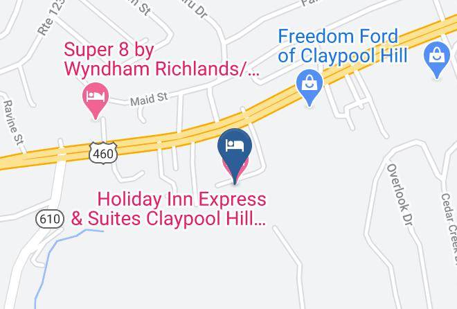 Tazewell - Holiday Inn Express & Suites Claypool Hill Maps