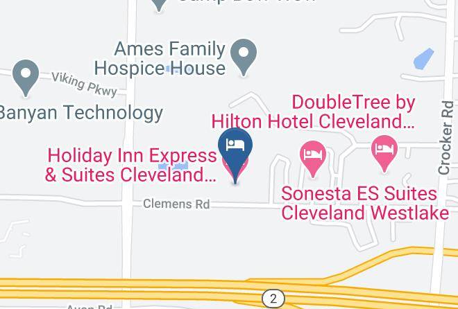 Cuyahoga - Holiday Inn Express & Suites Cleveland West Westlake Maps