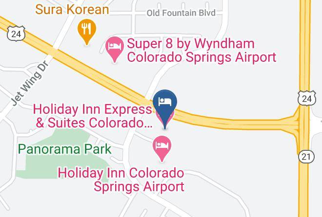 El Paso - Holiday Inn Express & Suites Colorado Springs Airport Maps