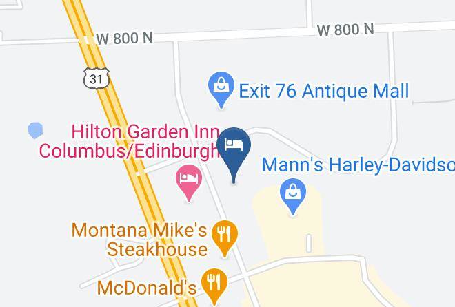 Holiday Inn Express & Suites Columbus Edinburgh Map