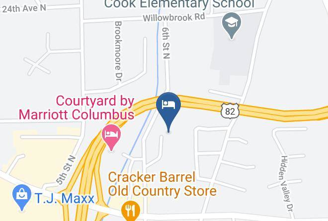 Holiday Inn Express & Suites Columbus North Map
