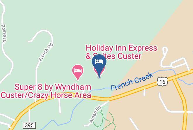 Holiday Inn Express & Suites Custer Map