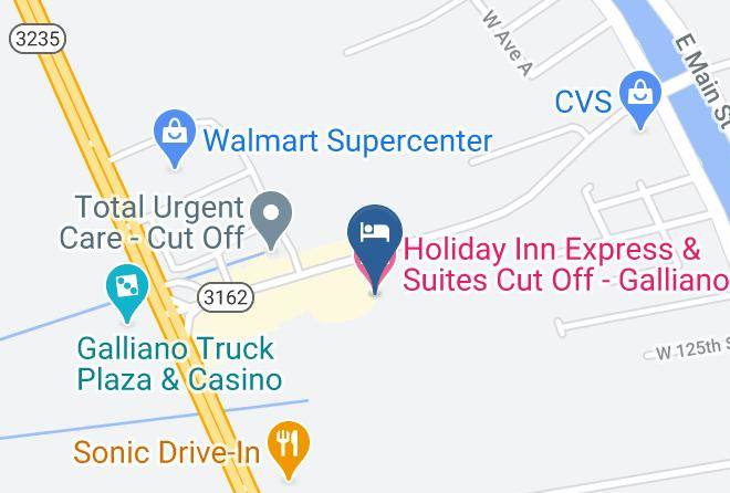 Lafourche Par - Holiday Inn Express & Suites Cut Off Galliano Maps