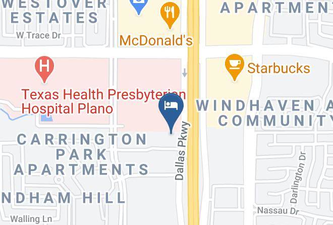 Holiday Inn Express & Suites Dallas North Tollway Map