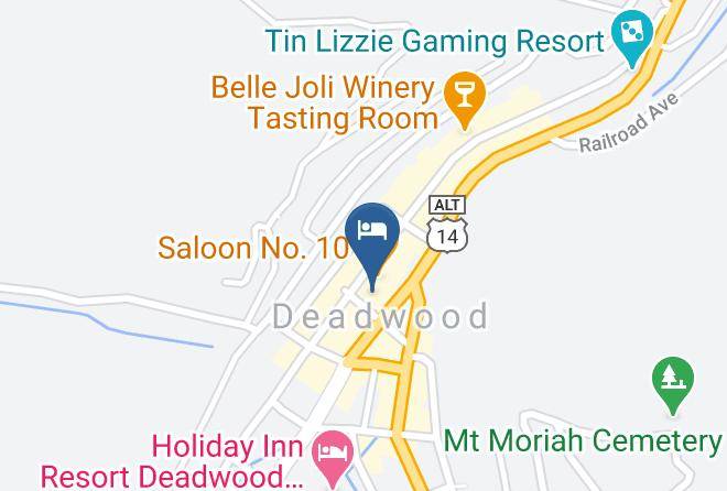 Holiday Inn Express & Suites Deadwood Gold Dust Casino Map