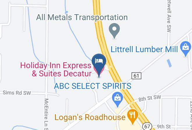 Morgan - Holiday Inn Express & Suites Decatur Maps