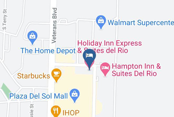 Val Verde - Holiday Inn Express & Suites Del Rio Maps