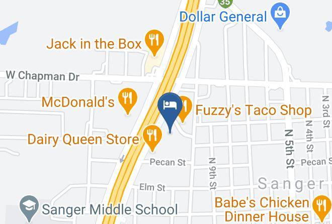 Denton - Holiday Inn Express & Suites Denton Sanger Maps