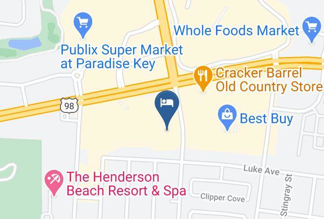 Okaloosa - Holiday Inn Express & Suites Destin E Commons Mall Area Maps