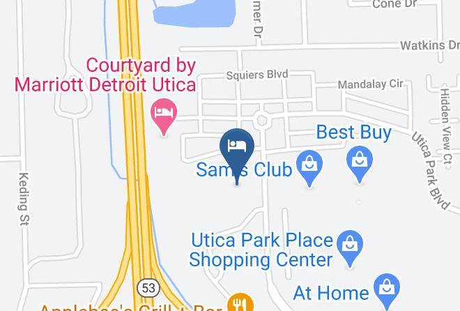 Macomb County Utica Area - Holiday Inn Express & Suites Detroit Utica Maps