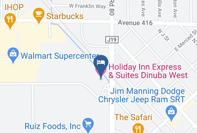 Tulare - Holiday Inn Express & Suites Dinuba West Maps