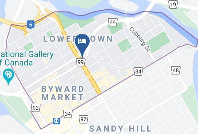 Ottawa - Holiday Inn Express & Suites Downtown Ottawa East Maps