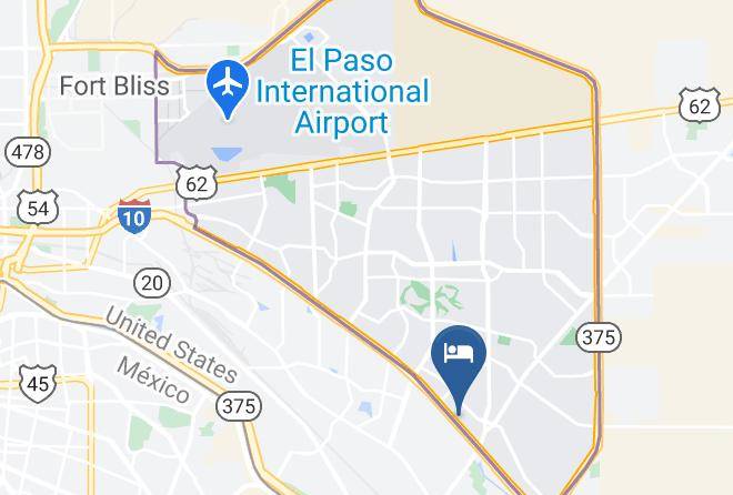 El Paso - Holiday Inn Express & Suites El Paso I 10 East Maps