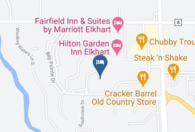 Holiday Inn Express & Suites Elkhart North Map