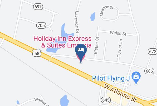 Emporia City - Holiday Inn Express & Suites Emporia Maps