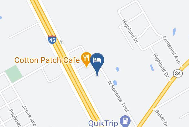 Ellis - Holiday Inn Express & Suites Ennis Maps