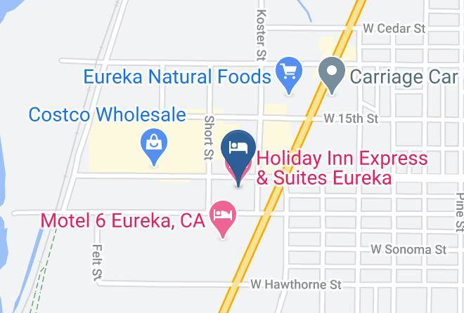 Humboldt - Holiday Inn Express & Suites Eureka Maps
