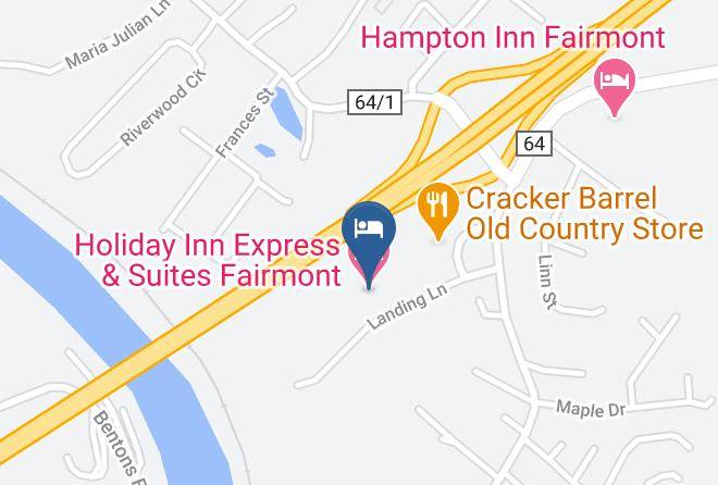 Marion - Holiday Inn Express & Suites Fairmont Maps
