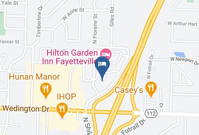 Washington - Holiday Inn Express & Suites Fayetteville Univ Of Ar Area Maps