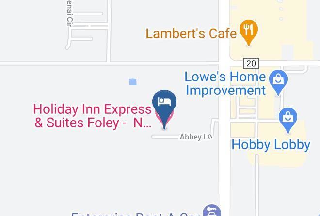 Baldwin - Holiday Inn Express & Suites Foley N Gulf Shores Maps