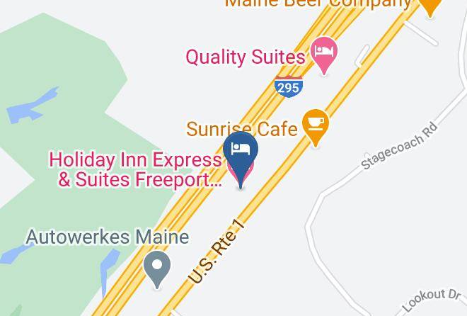 Cumberland - Holiday Inn Express & Suites Freeport Brunswick Area Maps