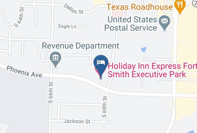 Holiday Inn Express & Suites Ft Smith Airport Map