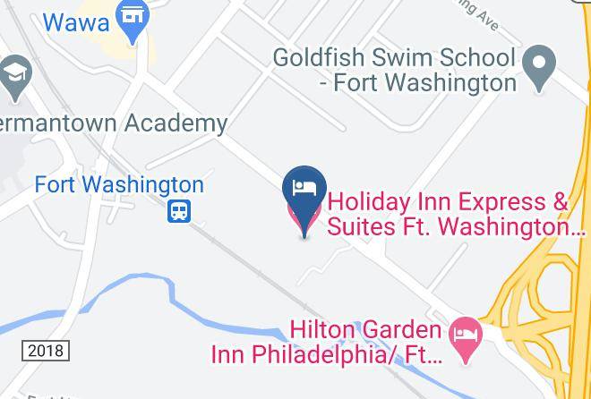 Holiday Inn Express & Suites Ft Washington Philadelphia Map