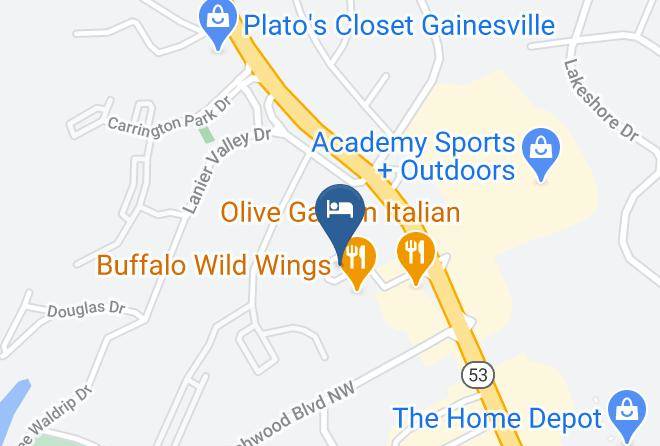 Hall - Holiday Inn Express & Suites Gainesville Lake Lanier Area Maps