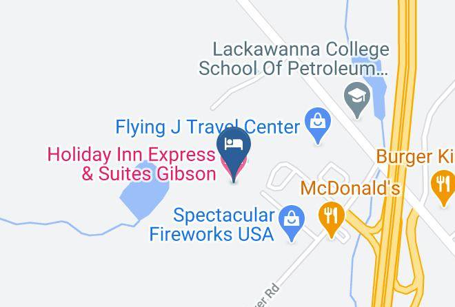 Susquehanna - Holiday Inn Express & Suites Gibson Maps
