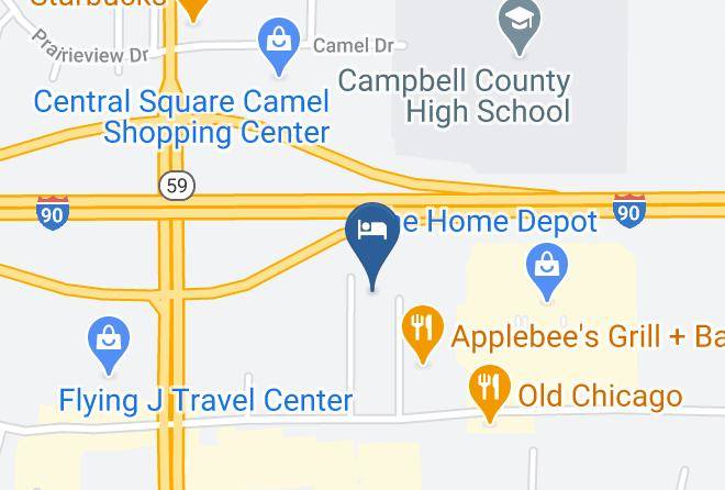 Campbell - Holiday Inn Express & Suites Gillette Maps