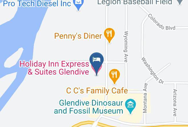 Dawson - Holiday Inn Express & Suites Glendive Maps