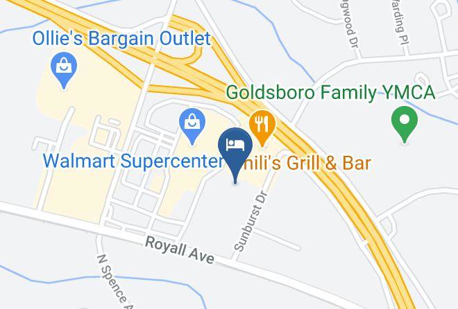 Wayne - Holiday Inn Express & Suites Goldsboro Base Area Maps