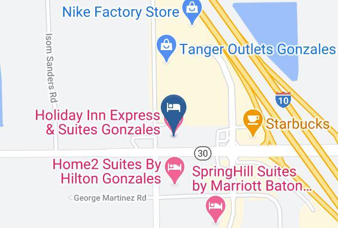 Ascension Par - Holiday Inn Express & Suites Gonzales Maps