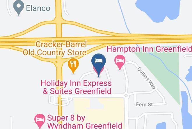 Hancock - Holiday Inn Express & Suites Greenfield Maps