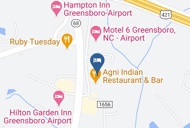 Guilford - Holiday Inn Express & Suites Greensboro Airport Area Maps