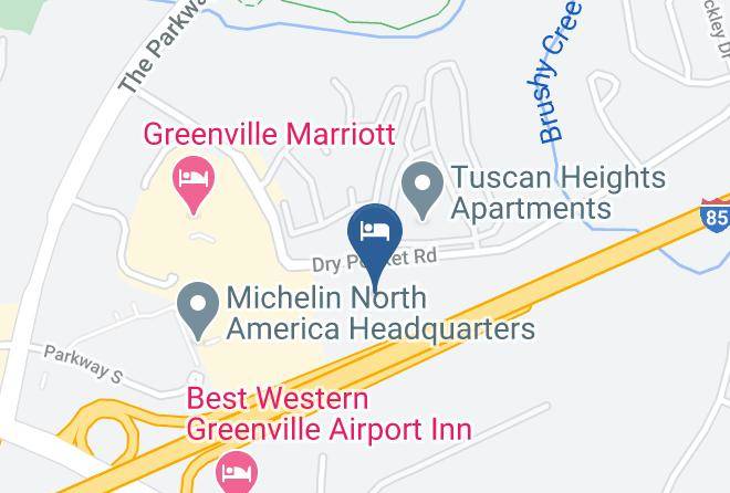 Greenville - Holiday Inn Express & Suites Greenville Airport Maps