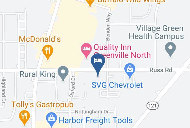 Holiday Inn Express & Suites Greenville Map