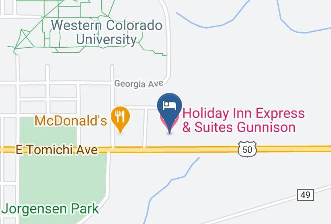 Gunnison - Holiday Inn Express & Suites Gunnison Maps