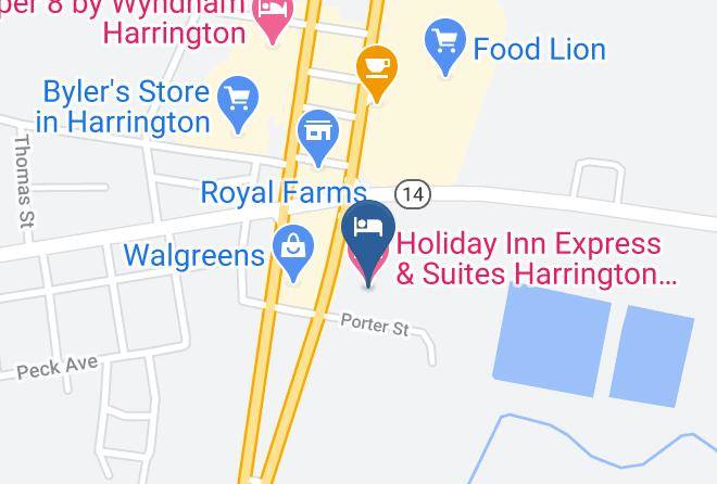 Kent - Holiday Inn Express & Suites Harrington Maps