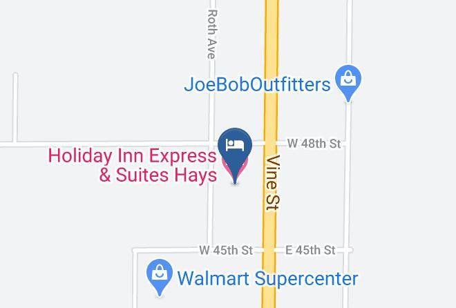Ellis - Holiday Inn Express & Suites Hays Maps
