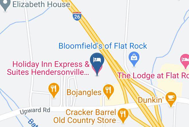 Henderson - Holiday Inn Express & Suites Hendersonville Se Flat Rock Maps