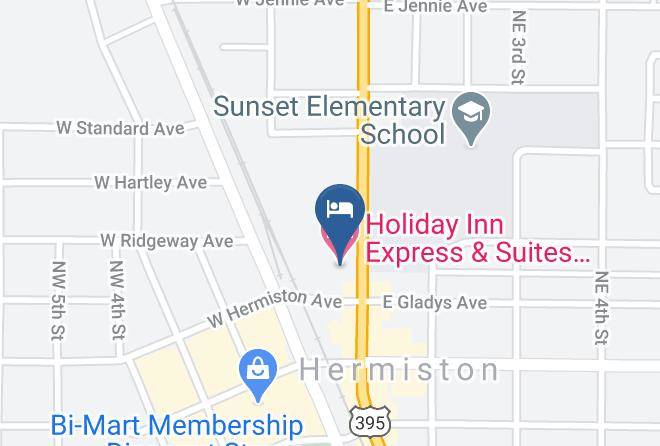 Umatilla - Holiday Inn Express & Suites Hermiston Downtown Maps